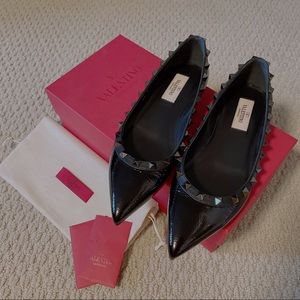 Valentino Garavani Rockstud Ballet Flats
